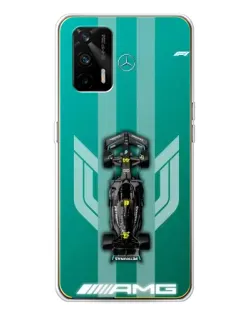 Чехол для Realme GT 5G с картинкой «Mercedes AMG Petronas»