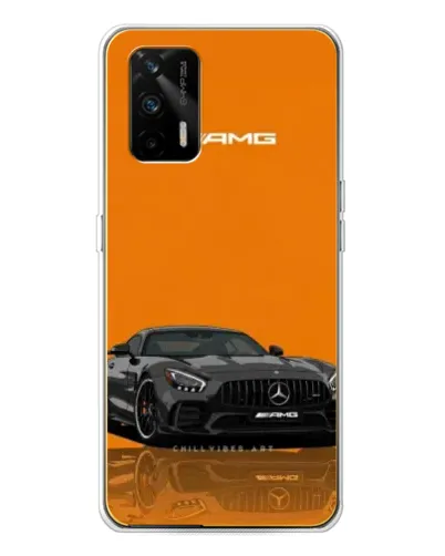 Чехол для Realme GT 5G с картинкой «Оранжевый Mercedes AMG»