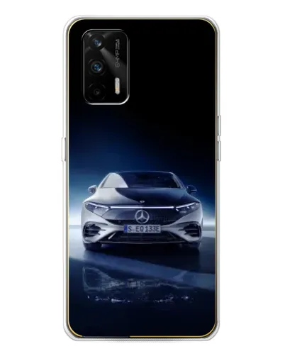Чехол для Realme GT 5G с картинкой «Ночной Mercedes EQ»