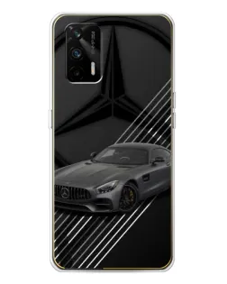 Чехол для Realme GT 5G с картинкой «Mercedes AMG — графика»