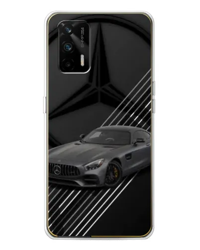 Чехол для Realme GT 5G с картинкой «Mercedes AMG — графика»