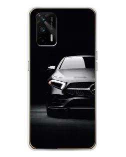 Чехол для Realme GT 5G с картинкой «Свет фар Mercedes»