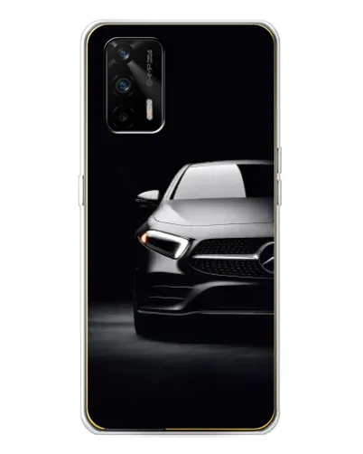 Чехол для Realme GT 5G с картинкой «Свет фар Mercedes»