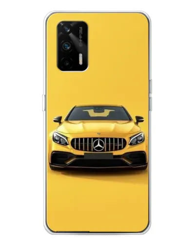 Чехол для Realme GT 5G с картинкой «Желтый Mercedes GT»