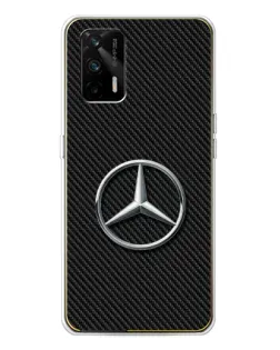 Чехол для Realme GT 5G с картинкой «Карбоновый Mercedes стиль» Чехол для Realme GT 5G с картинкой «Карбоновый Mercedes стиль»