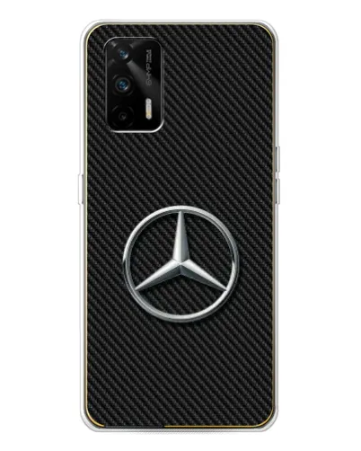 Чехол для Realme GT 5G с картинкой «Карбоновый Mercedes стиль» Чехол для Realme GT 5G с картинкой «Карбоновый Mercedes стиль»