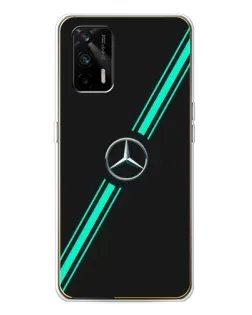 Чехол для Realme GT 5G с картинкой «Спортивные линии Mercedes» Чехол для Realme GT 5G с картинкой «Спортивные линии Mercedes»