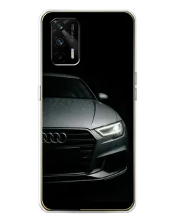 Чехол для Realme GT 5G с картинкой «Audi — детализация кузова»