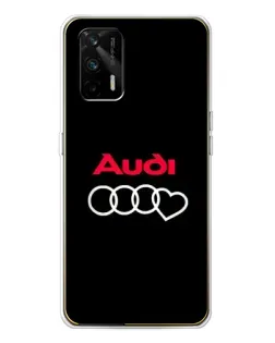 Чехол для Realme GT 5G с картинкой «Логотип Audi Heart»