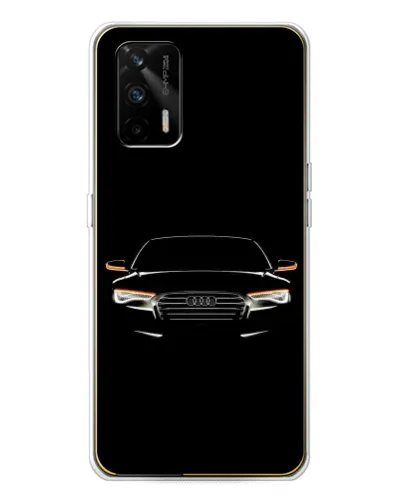 Чехол для Realme GT 5G с картинкой «Audi — ночной контур» Чехол для Realme GT 5G с картинкой «Audi — ночной контур»