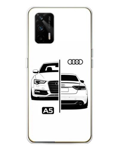 Чехол для Realme GT 5G с картинкой «Audi — контрастный дизайн» Чехол для Realme GT 5G с картинкой «Audi — контрастный дизайн»