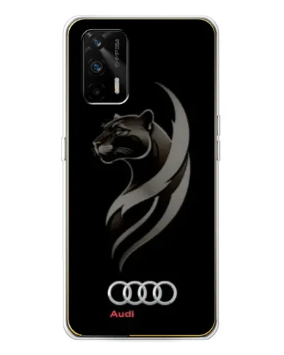 Чехол для Realme GT 5G с картинкой «Графика — пантера и Audi» Чехол для Realme GT 5G с картинкой «Графика — пантера и Audi»