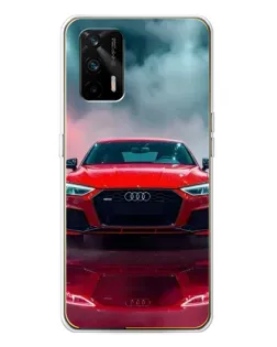 Чехол для Realme GT 5G с картинкой «Audi RS — красный стиль»