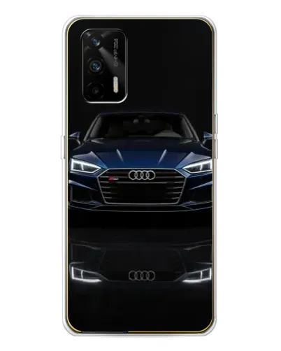 Чехол для Realme GT 5G с картинкой «Audi — ночное отражение» Чехол для Realme GT 5G с картинкой «Audi — ночное отражение»