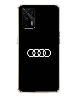 Чехол для Realme GT 5G с картинкой «Audi White Logo»