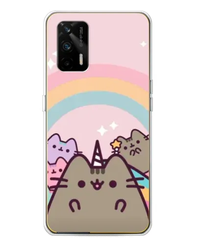 Чохол для Realme GT 5G з картинкою «Єдиноріг Pusheen» Чохол для Realme GT 5G з картинкою «Єдиноріг Pusheen»