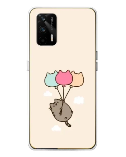 Чохол для Realme GT 5G з картинкою «Пушин на кульках» Чохол для Realme GT 5G з картинкою «Пушин на кульках»