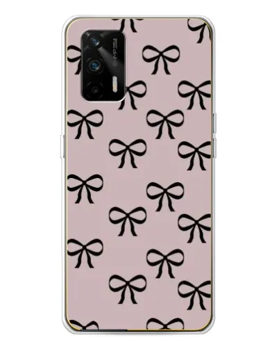Чехол для Realme GT 5G с картинкой «Черные бантики» Чехол для Realme GT 5G с картинкой «Черные бантики»