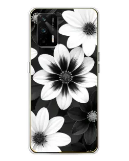 Чехол для Realme GT 5G с картинкой «Монохромные астры» Чехол для Realme GT 5G с картинкой «Монохромные астры»