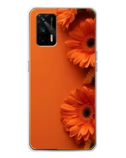 Чехол для Realme GT 5G с картинкой «Оранжевые герберы» Чехол для Realme GT 5G с картинкой «Оранжевые герберы»
