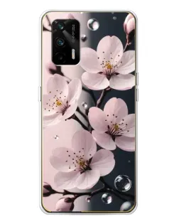 Чехол для Realme GT 5G с картинкой «Нежная сакура и капли» Чехол для Realme GT 5G с картинкой «Нежная сакура и капли»