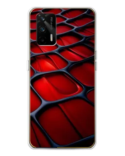 Чехол для Realme GT 5G с картинкой «Красная глянцевая сетка» Чехол для Realme GT 5G с картинкой «Красная глянцевая сетка»