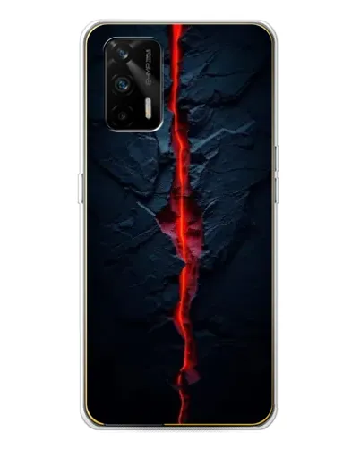 Чехол для Realme GT 5G с картинкой «Kрасная лавовая трещина» Чехол для Realme GT 5G с картинкой «Kрасная лавовая трещина»