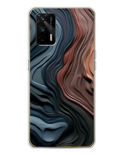 Чехол для Realme GT 5G с картинкой «Цветные волны каньона» Чехол для Realme GT 5G с картинкой «Цветные волны каньона»