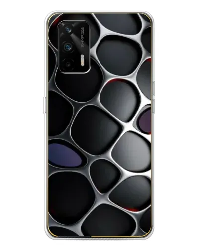 Чехол для Realme GT 5G с картинкой «Объемная темная решетка» Чехол для Realme GT 5G с картинкой «Объемная темная решетка»