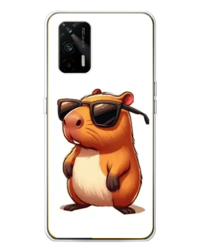 Чехол для Realme GT 5G с картинкой «Капибара в очках» Чехол для Realme GT 5G с картинкой «Капибара в очках»