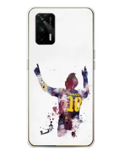 Чехол для Realme GT 5G с картинкой «Акварельный Месси Барселона» Чехол для Realme GT 5G с картинкой «Акварельный Месси Барселона»