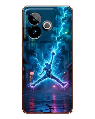 Чехол для Realme GT 7 с картинкой «Jordan Gold Jumpman»