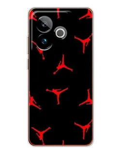 Чехол для Realme GT 7 с картинкой «Jordan Red Pattern» Чехол для Realme GT 7 с картинкой «Jordan Red Pattern»