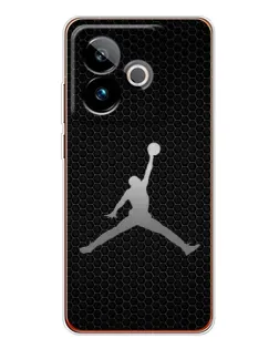 Чехол для Realme GT 7 с картинкой «Jordan Dark Carbon»