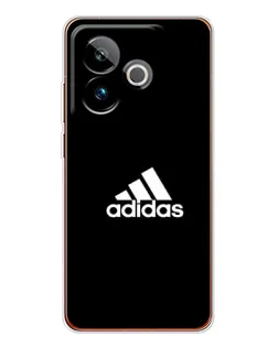 Чехол для Realme GT 7 с картинкой «Черная классика Adidas»
