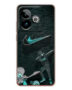 Чехол для Realme GT 7 с картинкой «Спортивный арт Nike»