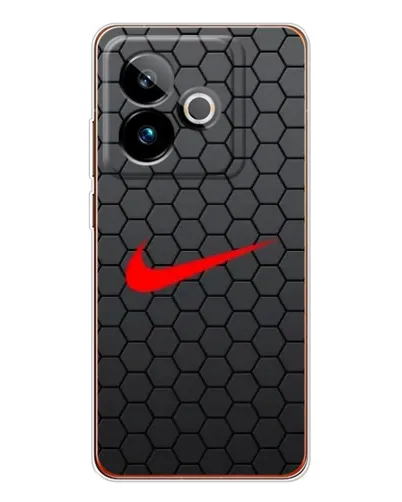 Чехол для Realme GT 7 с картинкой «Nike — карбоновая сетка»