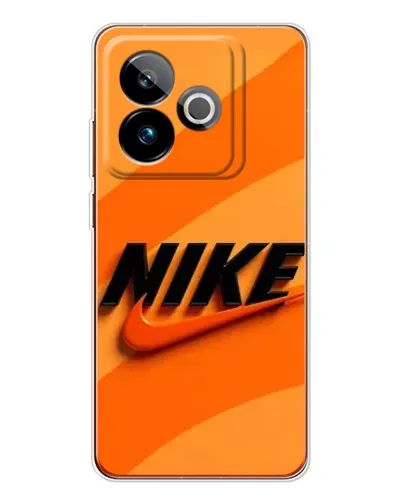 Чехол для Realme GT 7 с картинкой «Оранжевый драйв Nike»