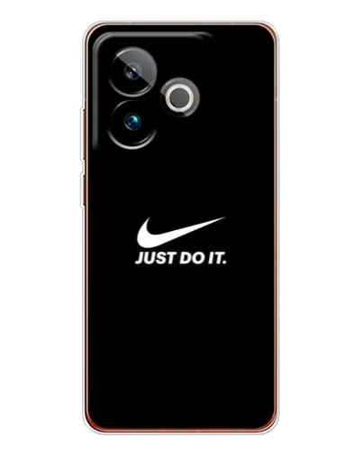 Чехол для Realme GT 7 с картинкой «Минимализм от Nike»