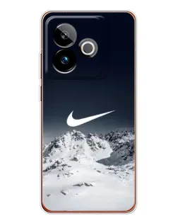Чехол для Realme GT 7 с картинкой «Nike — зимние горы»