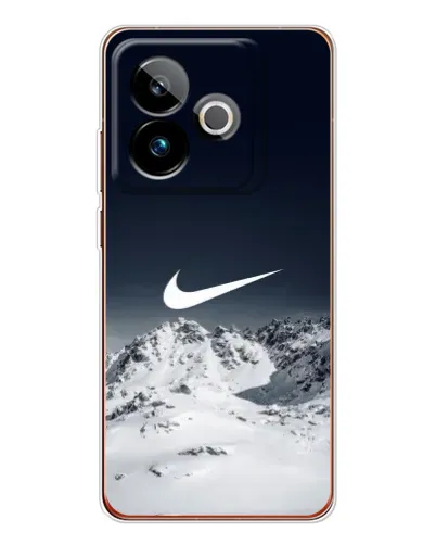 Чехол для Realme GT 7 с картинкой «Nike — зимние горы»