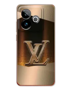 Чехол для Realme GT 7 с картинкой «LV — золотое сияние» Чехол для Realme GT 7 с картинкой «LV — золотое сияние»