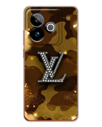 Чехол для Realme GT 7 с картинкой «Камуфляжный Louis Vuitton»