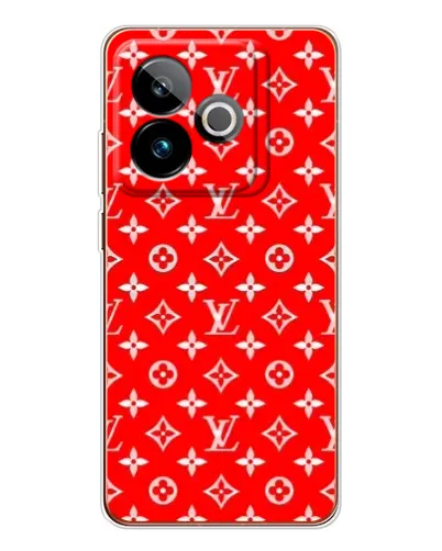 Чехол для Realme GT 7 с картинкой «Яркий паттерн LV»