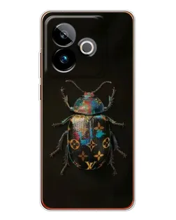 Чехол для Realme GT 7 с картинкой «LV — мраморный принт»