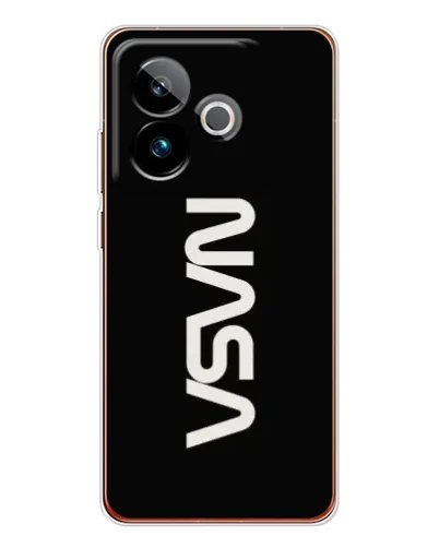 Чехол для Realme GT 7 с картинкой «NASA — вертикальный логотип» Чехол для Realme GT 7 с картинкой «NASA — вертикальный логотип»