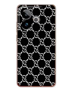 Чехол для Realme GT 7 с картинкой «Gucci — сетчатый паттерн»