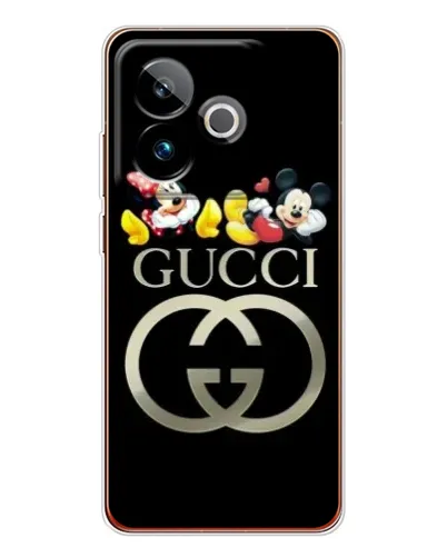 Чехол для Realme GT 7 с картинкой «Gucci — герои Disney»