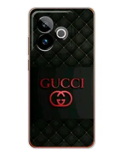 Чехол для Realme GT 7 с картинкой «Gucci — стеганый черный»