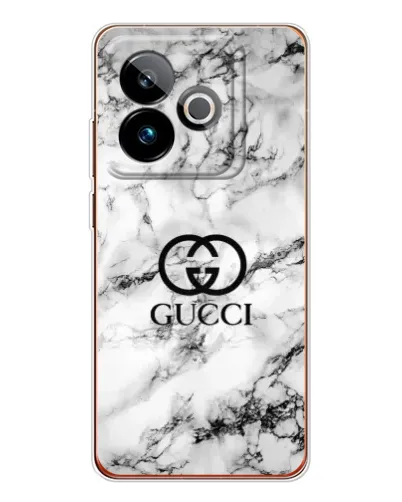 Чехол для Realme GT 7 с картинкой «Gucci — мраморный шик»